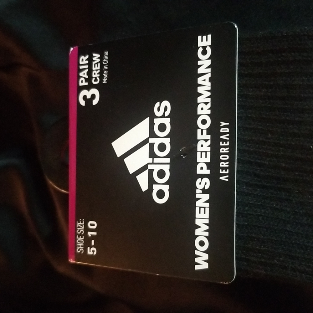 Adidas 3 pack crew socks sz. 5-10 black & gray - Picture 2 of 11
